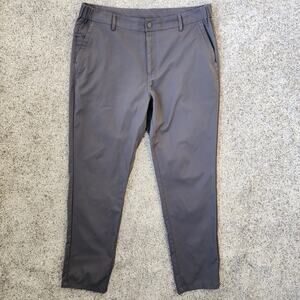 Jack Archer Pants Mens 36x30 Gray Tech Chino Jetsetter Commuter Slim Preppy GUC